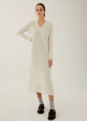ANNECLAIRE - KNIT WOOL DRESS