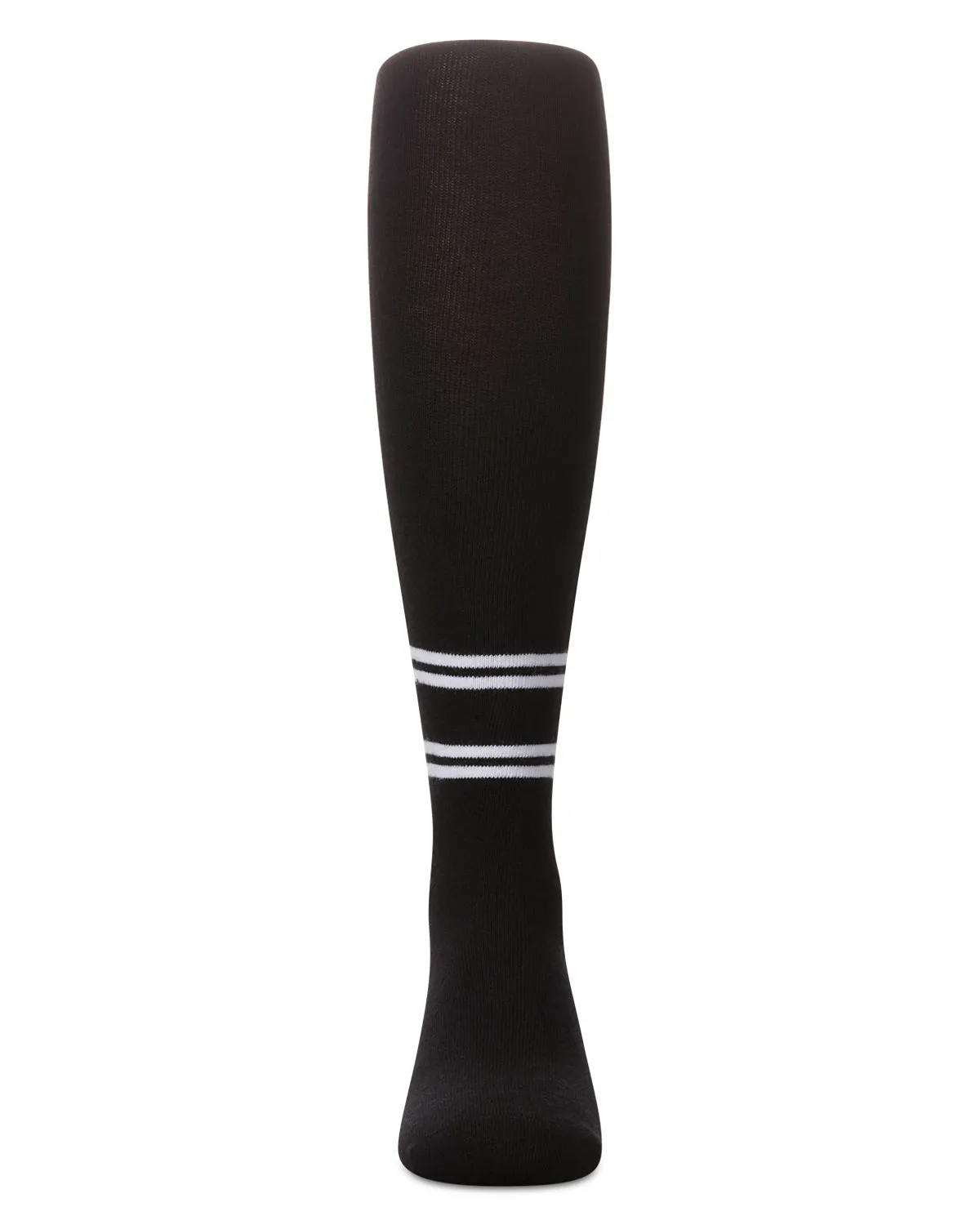 Girls' Double Varsity Stripe Cotton Tights