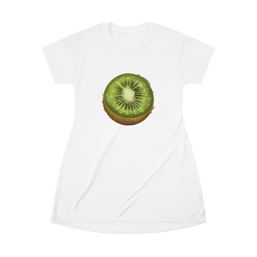 Kiwi All Over Print T-Shirt Dress