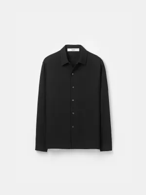 Sense Shirt | Black Crepe